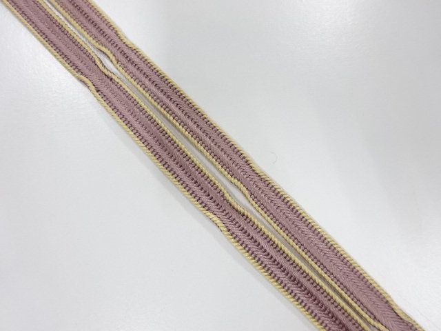  未使用品　正絹　帯留め用　手組三分紐